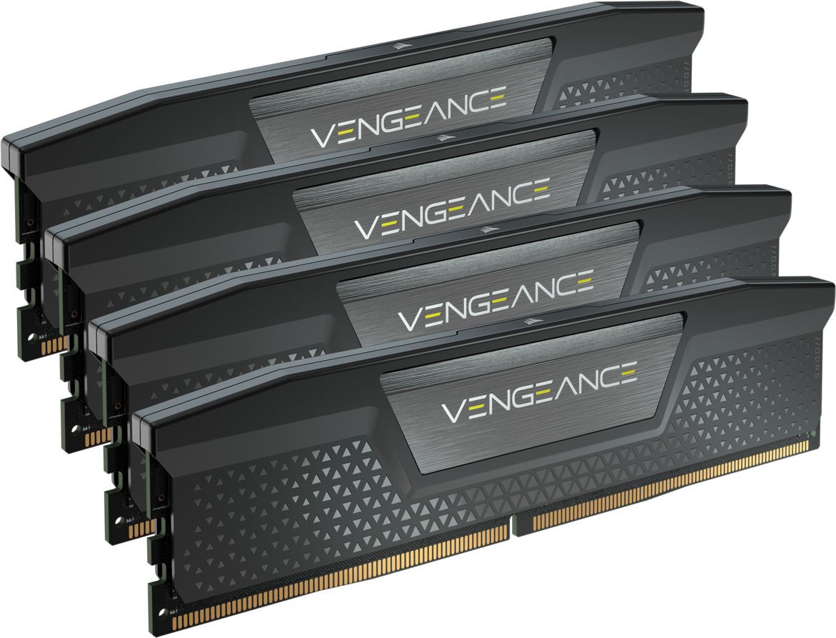 CORSAIR VENGEANCE 192GB 4x48GB DDR5 5200MT/s DIMM Unbuffered 38-38-38-84 XMP 3.0 Black Heatspreader 1.25V